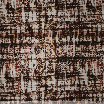 Tricot slang fantasie brique
