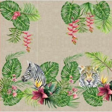 Digital printed jersey Panel ca. 150 X 150 cm