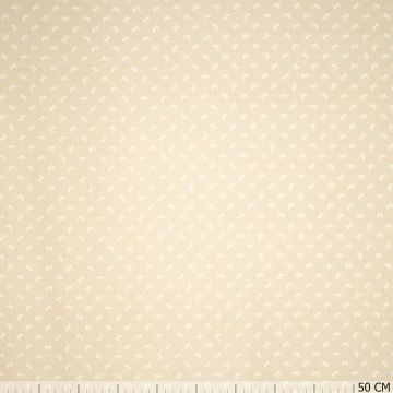 Bio katoen COTONET vlinder beige~wit