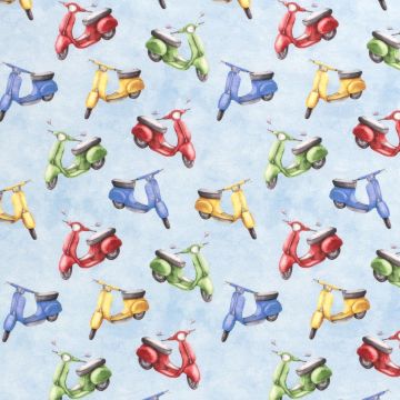 Tricot digi print scooters