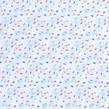 Tricot digi print confetti sprinkles