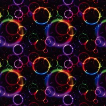 Tricot bubbels multicolor
