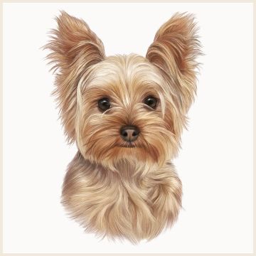 Skai Paneel Yorkshire Terrier 44x44cm