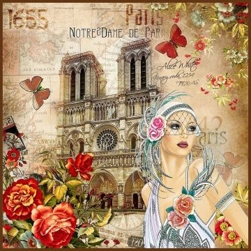 Skai Paneel Notre Dame 44x44cm