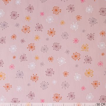 Peach Cotton retro ster oud-roze