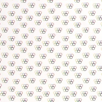Katoen poplin Olympische Spelen