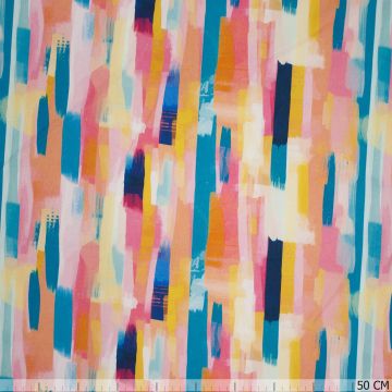 Keper katoen paint stripes