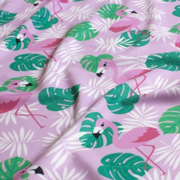 Lycra swimwear flamingo roze