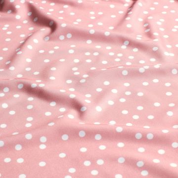 Lycra swimwear dots roze