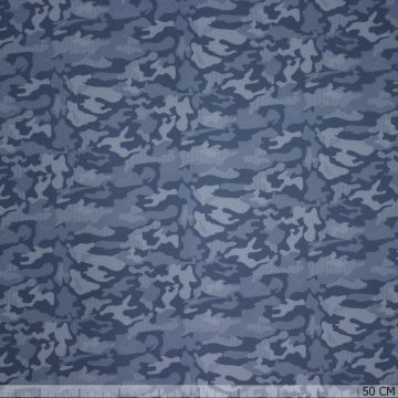 Sportswear lycra camouflage blauw
