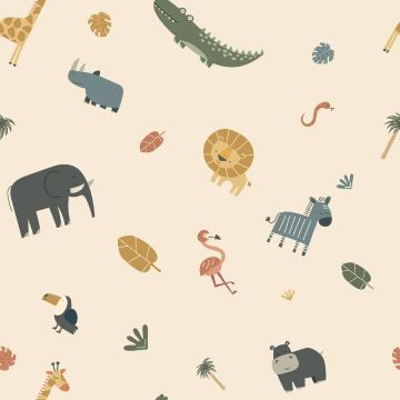 Raincoat print dierentuin