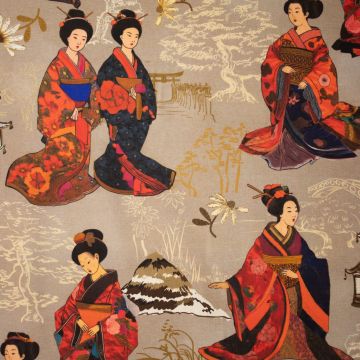 Keper katoen geisha