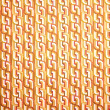Poplin retro oranje