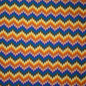 Zigzag tricot multicolour