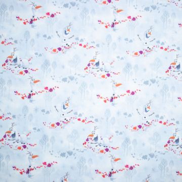 Katoen poplin Disney Frozen Olaf