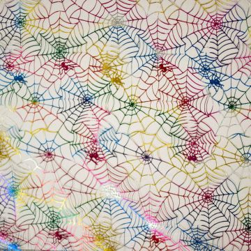 Tule spinnenweb foil multicolor