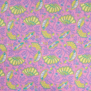 Katoen Dreamy Botanica roze
