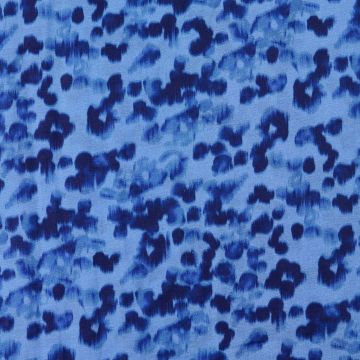 Twil Aquarel Leopard blauw
