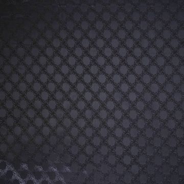 Jacquard voering kettingmotief zwart