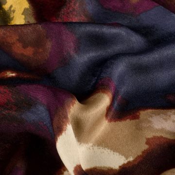 Satijn velvet abstract multicolor