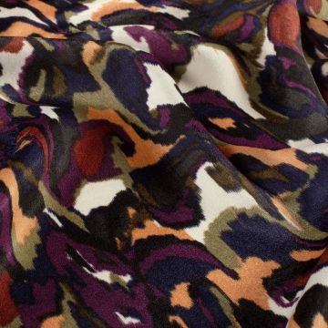 Satin velvet abstrac marine