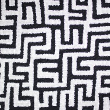 Jacquard Maze zwart