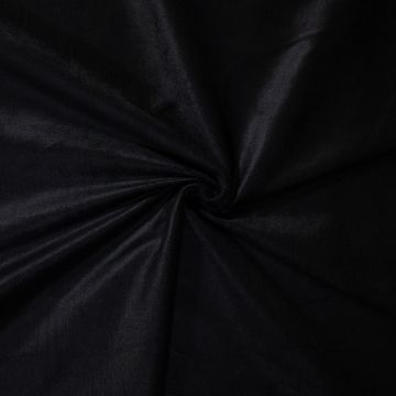 Katoen viscose stretch velours zwart