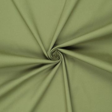 Stretch twil katoen licht geruwd mos