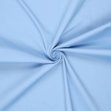 Stretch twil katoen licht blauw