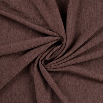 Merino Wool Jersey bruin melange