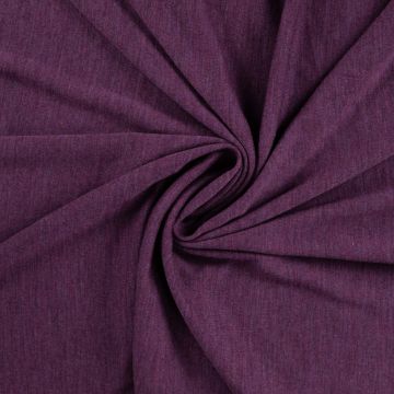 Merino Wool Jersey paars melange
