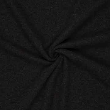 Stretch Flaush wool touch zwart