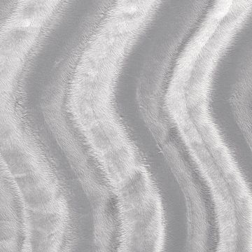 Velboa Velours Waves Licht Grijs