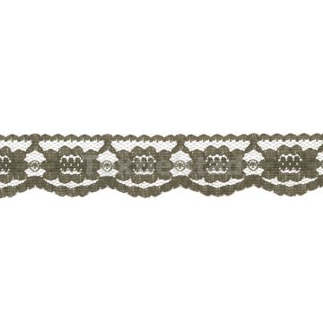 Lingerieband PE 25mm mosgroen