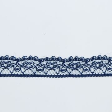 Lingerieband 28mm 100%PA blauw
