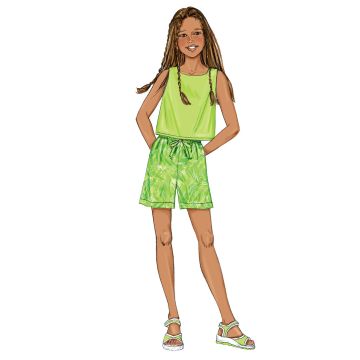 Butterick patroon 3860 maat 140 t/m 158
