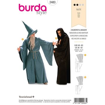 Burda patroon 2483 maat 48 t/m 60