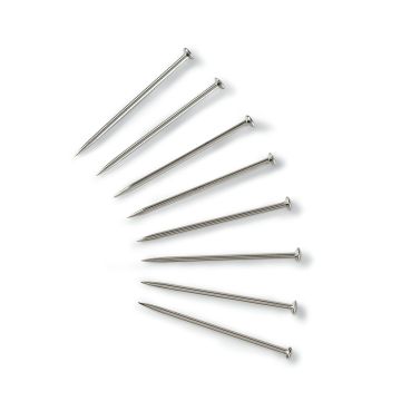 PRYM Spelden ijzer 105 zilver kleur 0,85x30mm 021203