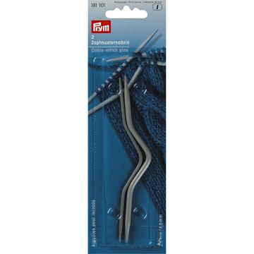 PRYM Kabelnaalden ALU 2,5+4mm grijs 191101