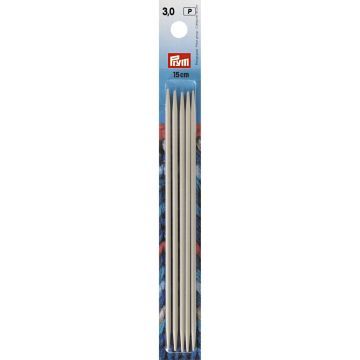 PRYM Kousenbreinaalden ALU 3,00/15 grijs 191363