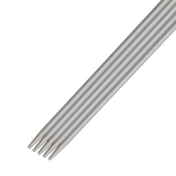 PRYM Kousenbreinaalden ALU 2,50/20 grijs 191488