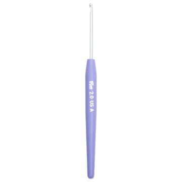 PRYM Wolhaakndl softgreep ALU zilverkleurig 2,00mm 195172