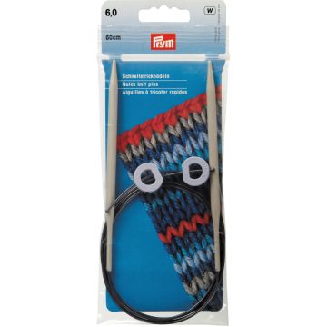 Snelbreinaalden FLEX ALU grijs 60 cm 6,00 mm 1 paar