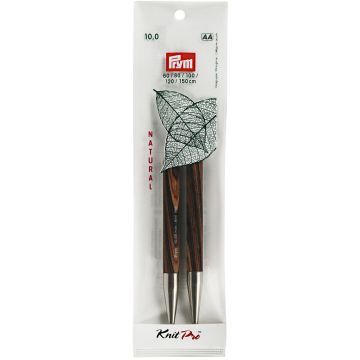 Breinaaldenpunten lang NATURAL bont 12,8 cm 10,00 mm 2 st.