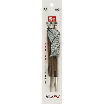 Breinaaldenpunten lang CUBICS NATURAL 7,00/11,6 2 st.