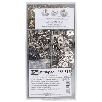 PRYM Broekhaken vernietbaar 13mm zil./brons 265815