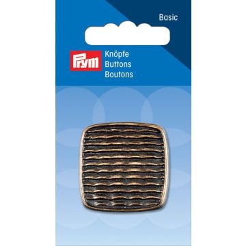 Knoop ringen metaal oudmessing 34 mm 1 st.