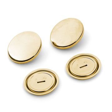 PRYM Stofknopen MS 29mm zonder matrijs goudkleurig 100 stuks 323122