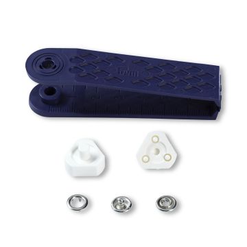 PRYM Drukknopen Jersey MS 8 mm zilverkleurig 390100