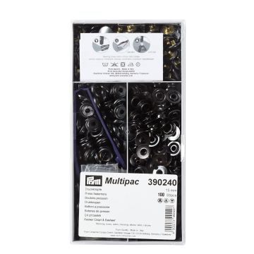 PRYM Drukknopen Sport MS 15 mm gebronsd 390240